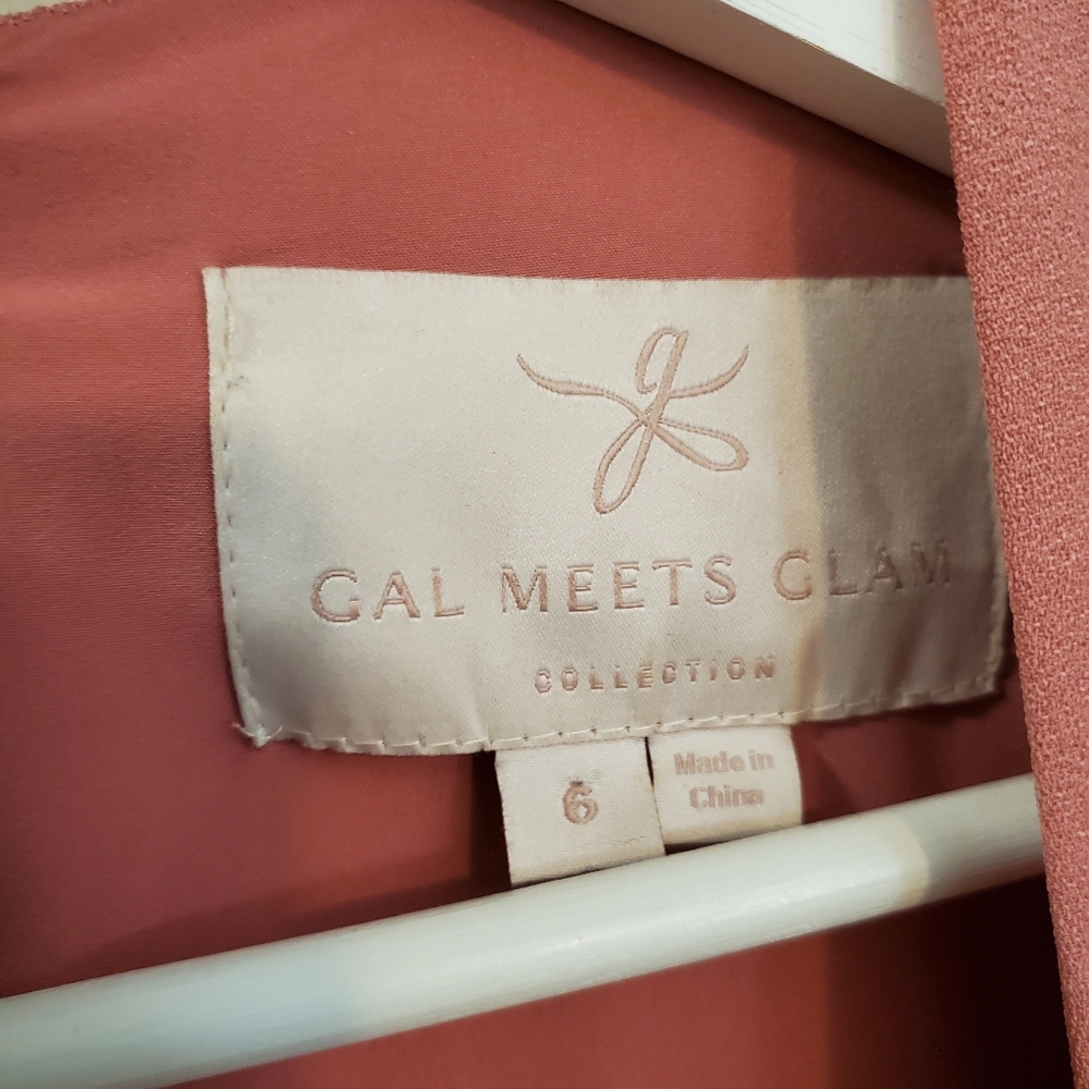 Gal Meets Glam Collection - Edith City Crepe Fit & Flare Midi Dress - Size 6 - Picture 5 of 7